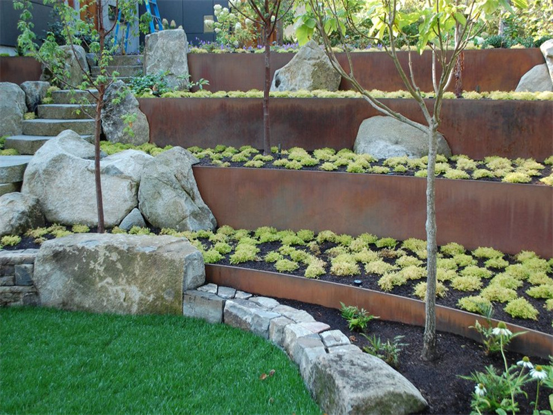 nostalgia corten steel edging For Metal Art